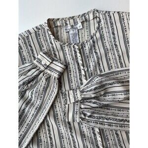 Vintage Rena Rowan for Saville Woman's Button Blouse Size 12